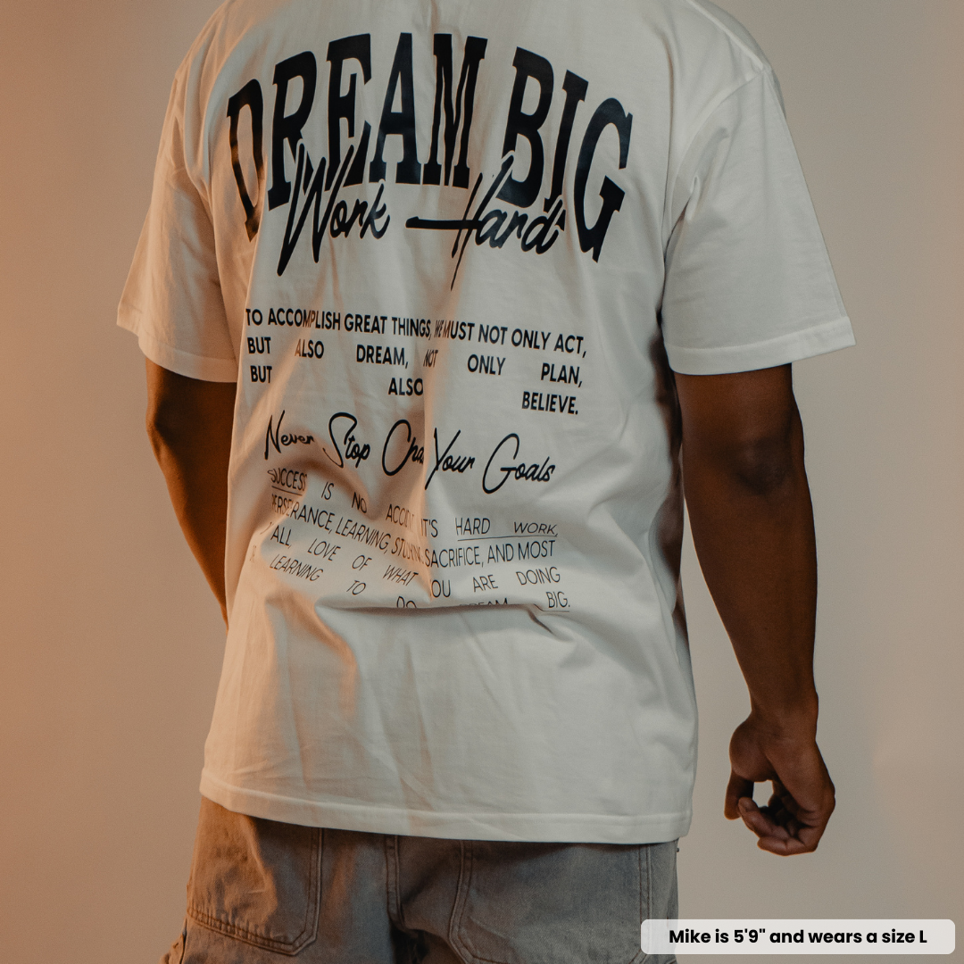 DREAM BIG WORK HARD